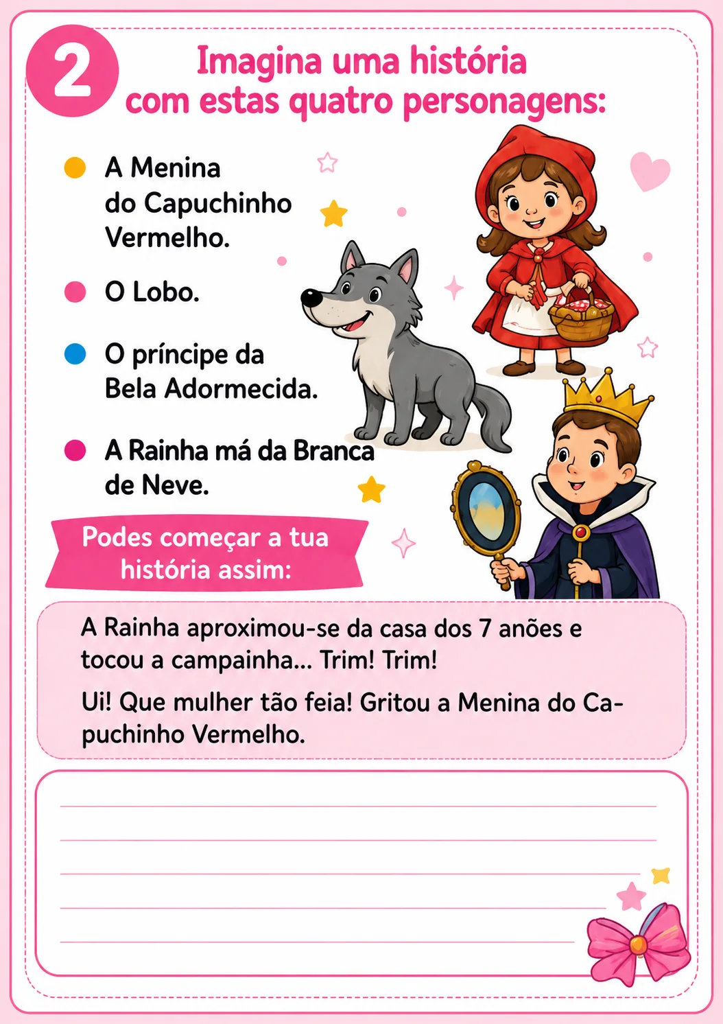 Pack Escrita Criativa